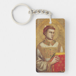 Der Heilige Stephanus von Giotto Schlüsselanhänger