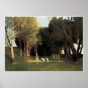Der heilige Wald, 1882, Arnold Bocklin Poster