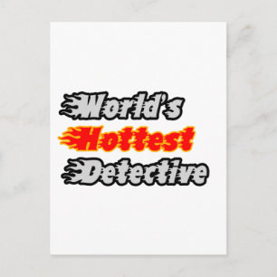 Der heißeste Detektiv Postkarte