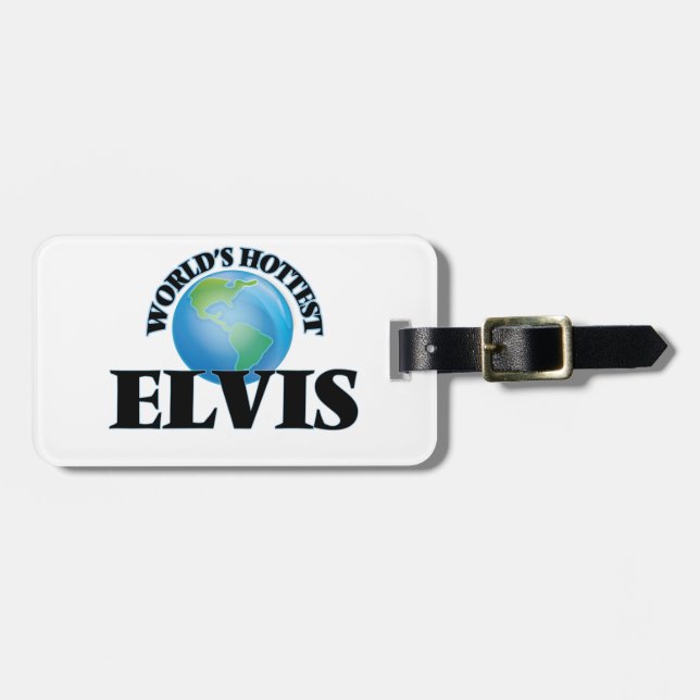 Der heißeste Elvis der Welt Gepäckanhänger (Vorderseite horizontal)
