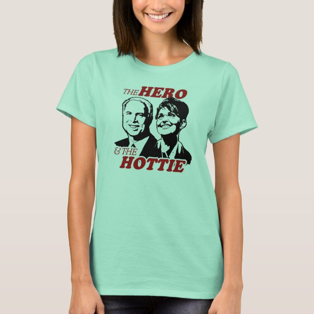 Der Held und die Hottie T-Shirt (Vorderseite)