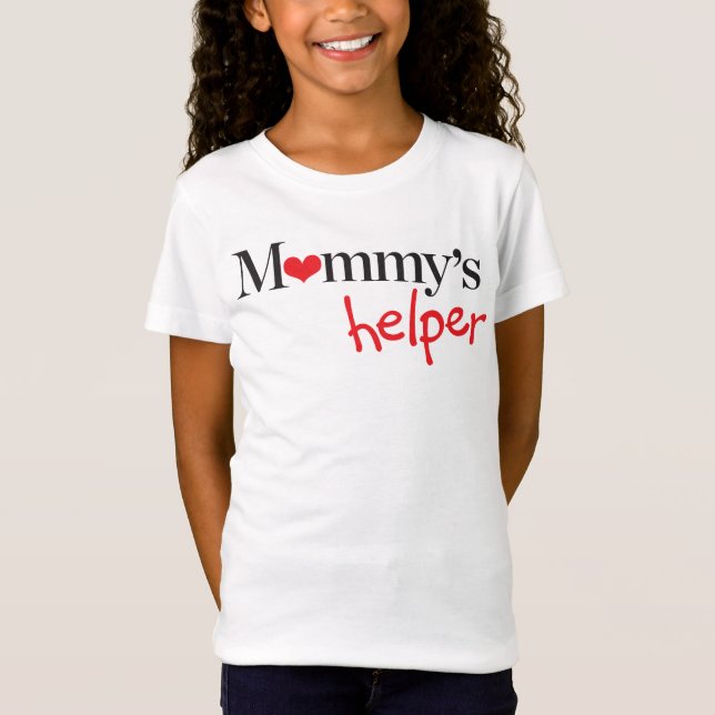 Der Helfer der Mama T-Shirt (Vorderseite)