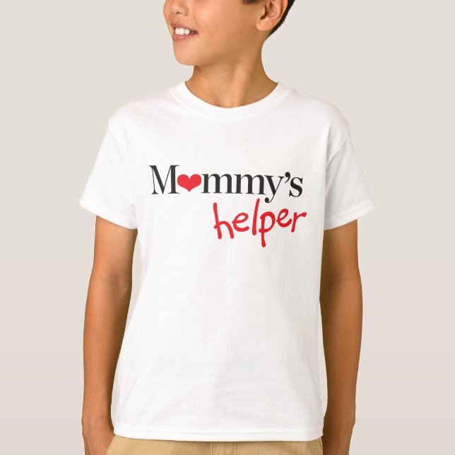 Der Helfer der Mama T-Shirt (Vorderseite)