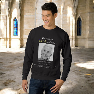 der hellste Stern Foto-Erinnerungspulli Sweatshirt