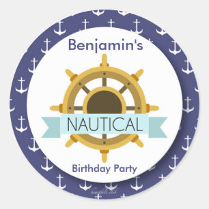 Der Helmsticker Runder Aufkleber