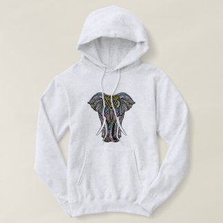 DER HENNASTRAUCH-ELEFANT (FRAUEN) HOODIE