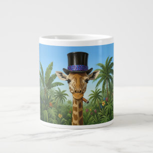 Der herausragende tropische Rückzugsort der Giraff Jumbo-Tasse