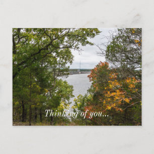 Der Herbst am Truman-Damm Postkarte