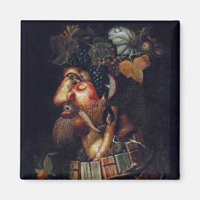 Der Herbst, Arcimboldo Magnet (Vorne)