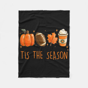 Der Herbst der Jahreszeit - Der Pumpkaffee L Fleecedecke