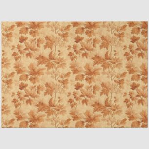 Der Herbst hinterlässt das moderne Toile de Jouy M Seidenpapier