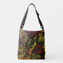 Der Herbst hinterlässt eine durchsichtige Tasche