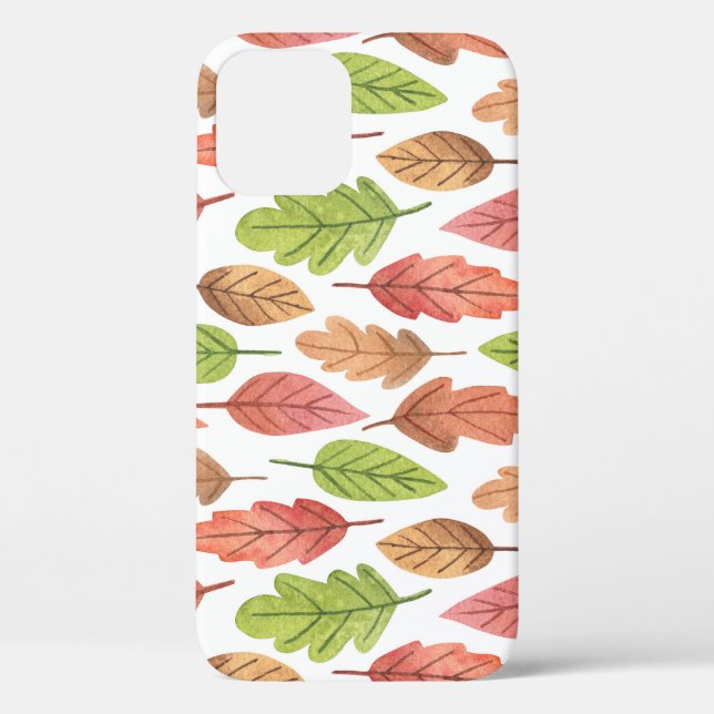 Der Herbst hinterlässt Wasserfarbe: Naturmuster. Case-Mate iPhone Hülle (Rückseite)