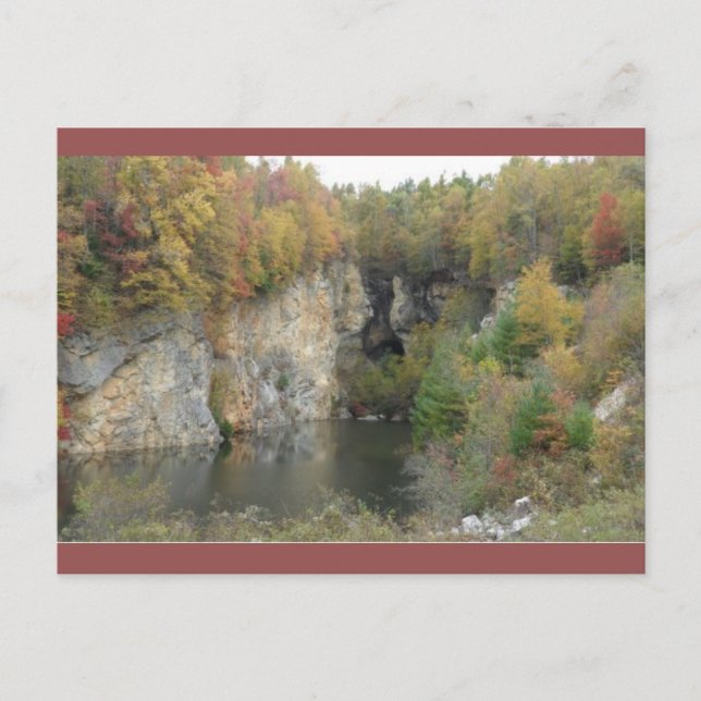 Der Herbst im blauen Ridge - Postkarte (Vorderseite)