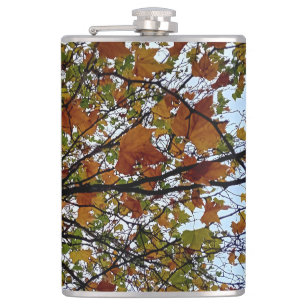 Der Herbst ist da Flachmann