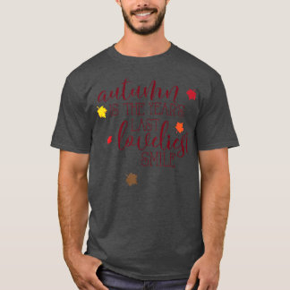 Der Herbst ist das letzte schönste Herbstlaub des T-Shirt