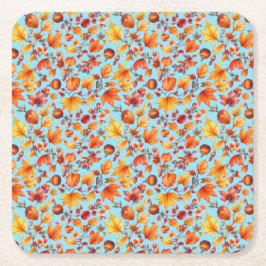 Der Herbst ist in der Luft Rechteckiger Pappuntersetzer