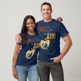 Der Herbst ist in der Luft Waschbär Herbst T-Shirt
