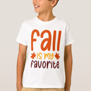 Der Herbst ist mein Favorit - Cozy Autumn Zitat De T-Shirt
