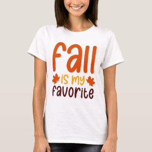 Der Herbst ist mein Favorit - Cozy Autumn Zitat De T-Shirt