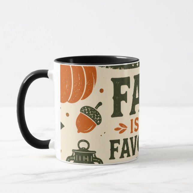 Der Herbst ist mein Favorit Tasse (Links)