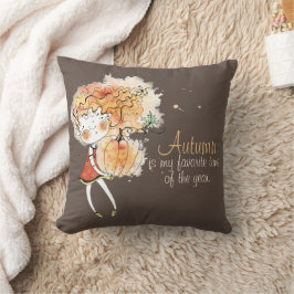 Der Herbst ist mein Liebling Kissen