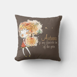 Der Herbst ist mein Liebling Kissen