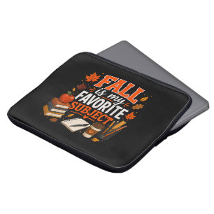 Der Herbst ist mein Lieblingsfach Lustiger Herbst Laptopschutzhülle