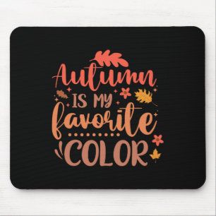 Der Herbst ist mein Lieblingsfarbenfoto für den He Mousepad