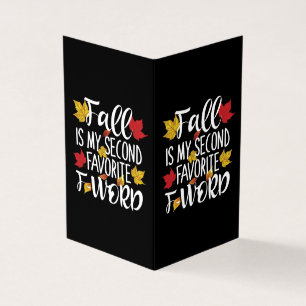 Der Herbst ist mein zweitliebstes F-Wort - Herbstl