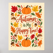 Der Herbst ist meine glückliche Zeit!