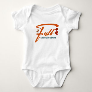 Der Herbst ist meine Lieblingsfarbe – Herbstliche Baby Strampler
