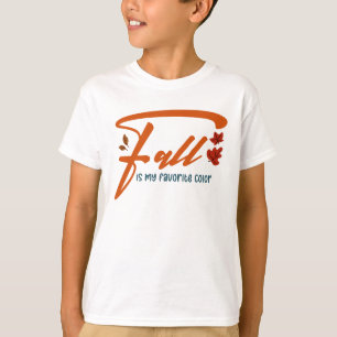 Der Herbst ist meine Lieblingsfarbe – Herbstliche T-Shirt