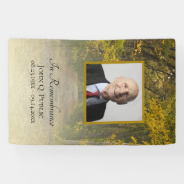 Der Herbst lässt die Lane-Feier zur Beerdigung des Banner