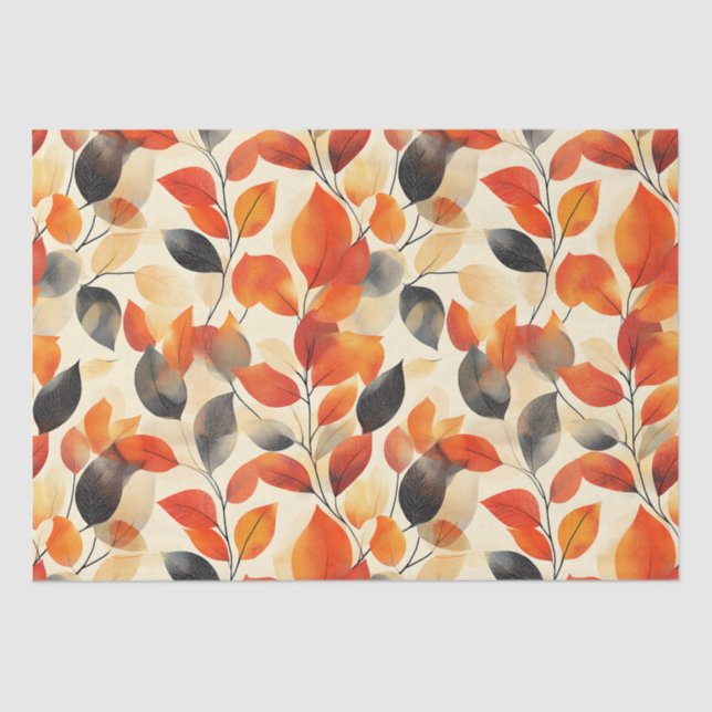 Der Herbst lässt Elegance glänzen Muster Seidenpapier (Vorderseite)