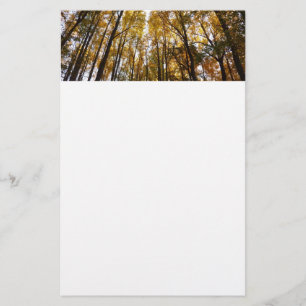 Der Herbst verlässt die Natur am Morgen Briefpapier