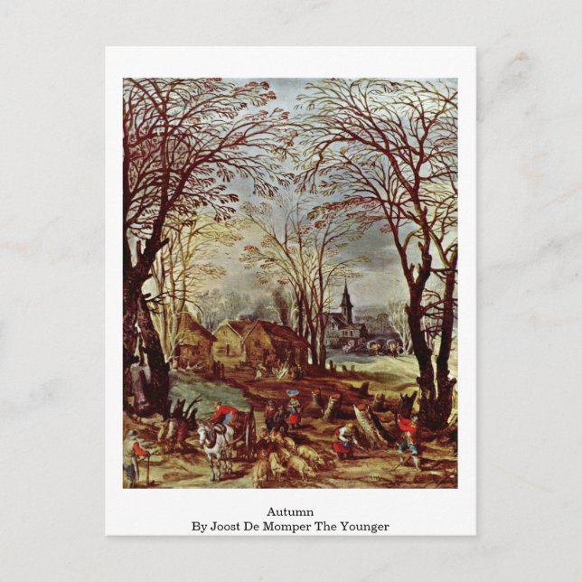 Der Herbst von Joost de Momper ist jünger Postkarte (Vorderseite)