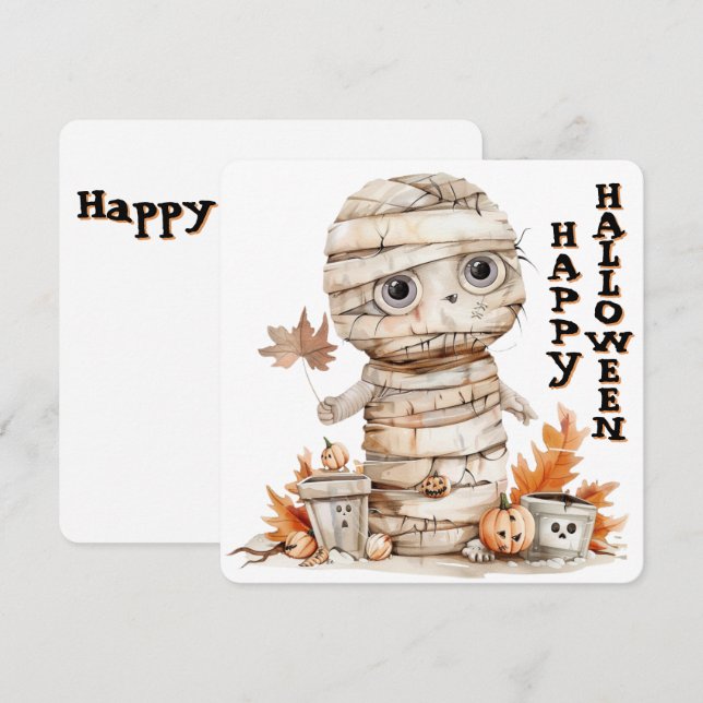 Der Herbst wurde verwüstet - Mama im Pumpkinpflast (Vorne/Hinten)