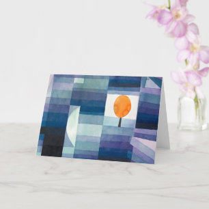 Der Herbstbote - Paul Klee - Moderne Kunst Karte