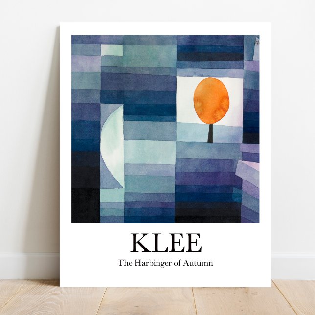 Der Herbstbote von Paul Klee Poster (Fall's First Sign: Klee's "Harbinger of Autumn." Museum-quality poster)