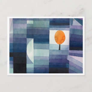 Der Herbstvorbote (1922) von Paul Klee Postkarte