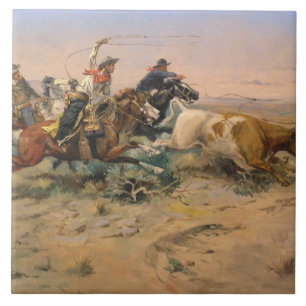Der Herd Quitter von Charles Marion Russell Fliese