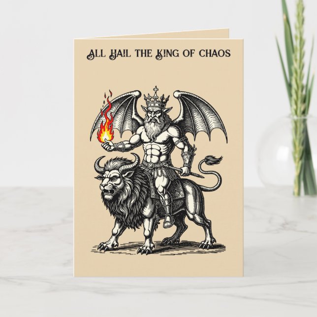 Der Herold des Chaos Asmodeus Karte (Vorderseite)