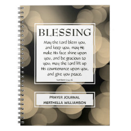 DER HERR BEGEISTERT SIE Zahlen 6:24-26 SESSING Notizblock