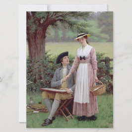 Der Herr Burleighs in der Liebe Karte