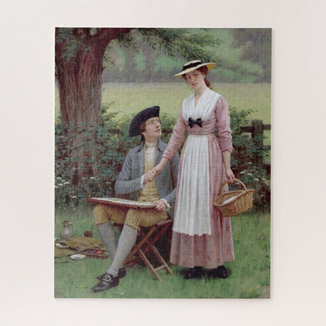 Der Herr Burleighs in der Liebe Puzzle (Vertikal)