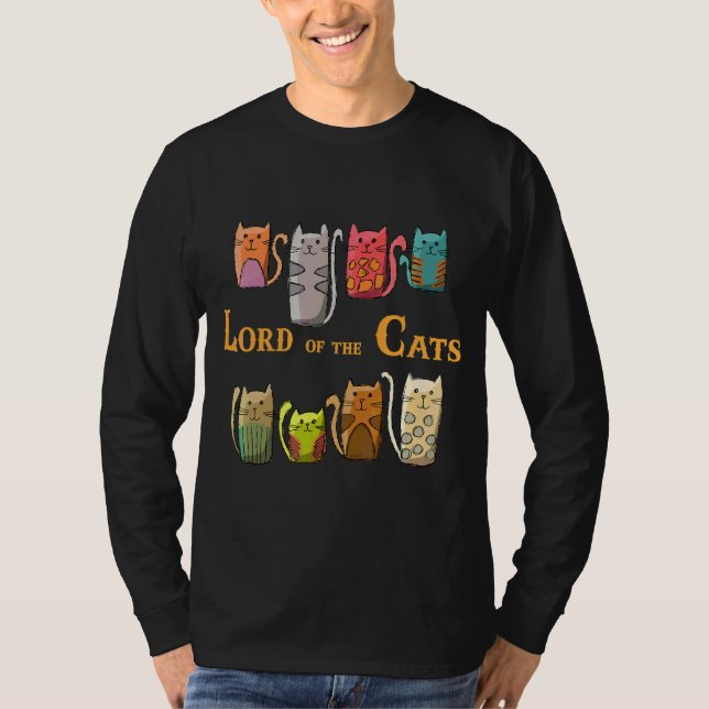 Der Herr der Katzen, der die Führung der Ringe T-Shirt (Vorderseite)