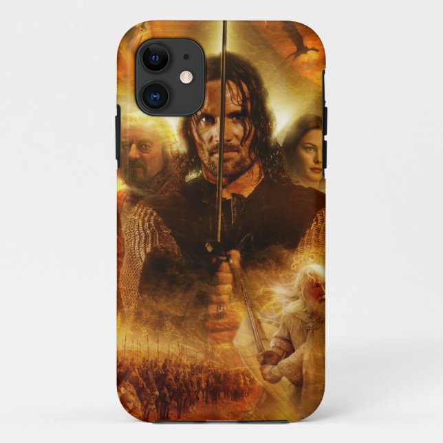 DER HERR DER RINGE: ROTK Aragorn Movie Poster Case-Mate iPhone Hülle (Rückseite)
