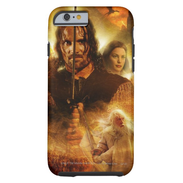 DER HERR DER RINGE: ROTK Aragorn Movie Poster Case-Mate iPhone Hülle (Rückseite)