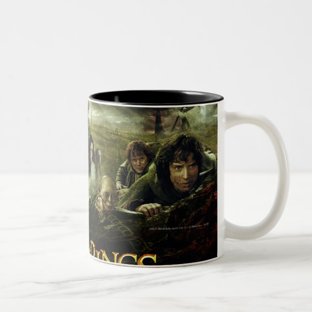 DER HERR DER RINGS-Filmposter Art Zweifarbige Tasse (Rechts)